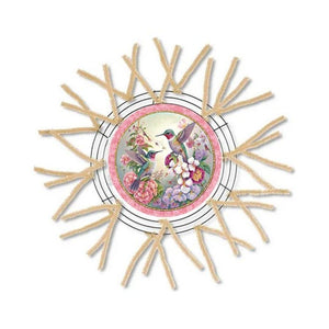 Hummingbird Elegant Round Sign