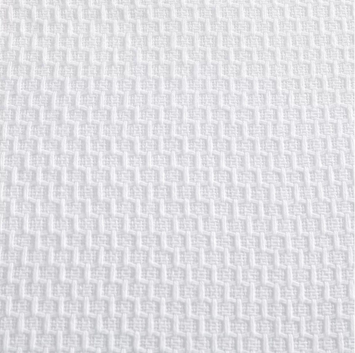 Homvare Bedding Premium Cotton Blanket King White - Soft Breathable Thermal Blanket - Ideal for Layering Any Bed