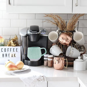 Homvare Porcelain Coffee Mug, Tea Cup for Office and Home Suitable for Both Hot and Cold Beverage