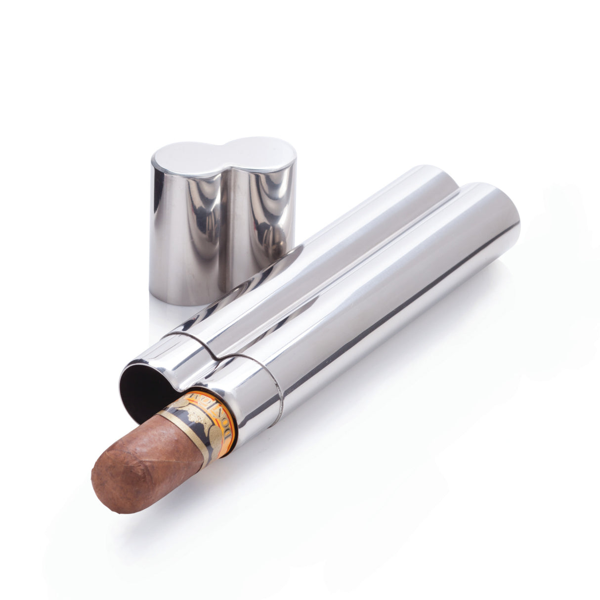 Double cigar holder in silver viski®