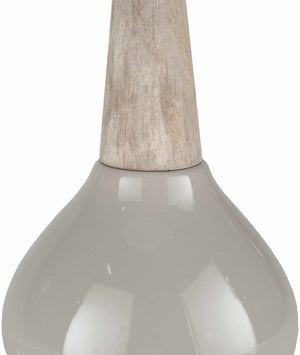 Hydesville Gray Ceramic Table Lamp