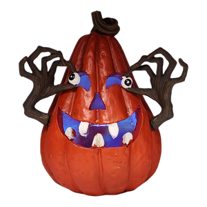 Light Up Jack-O-Lantern - Red
