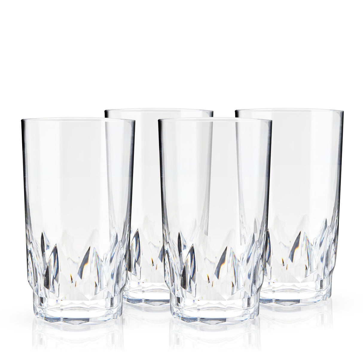 Shatterproof acrylic highball tumblers viski®