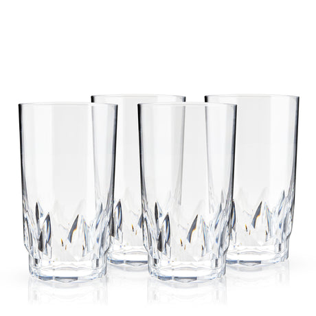 Shatterproof acrylic highball tumblers viski®