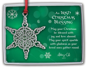 An Irish Christmas Blessing Ornament