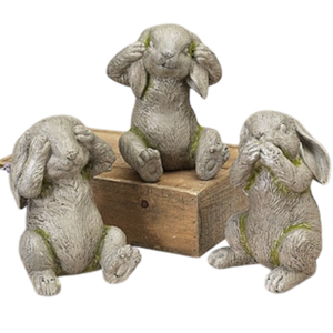 Adorable 7-inch Garden Bunny -