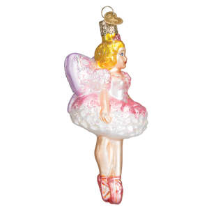 Sugar Plum Fairy Glass Ornament