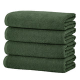 Cotton textured bath towel set - acacia collection