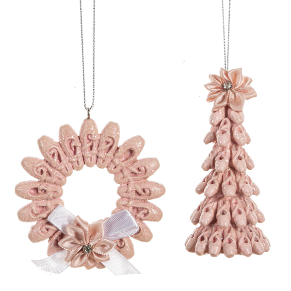 Ballet Slipper Ornament -