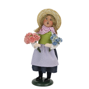 Byers' Choice Flower Vendor 2024 -