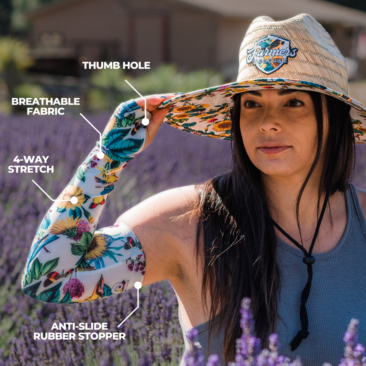 Protection Sleeves - Garden Flower - L/XL