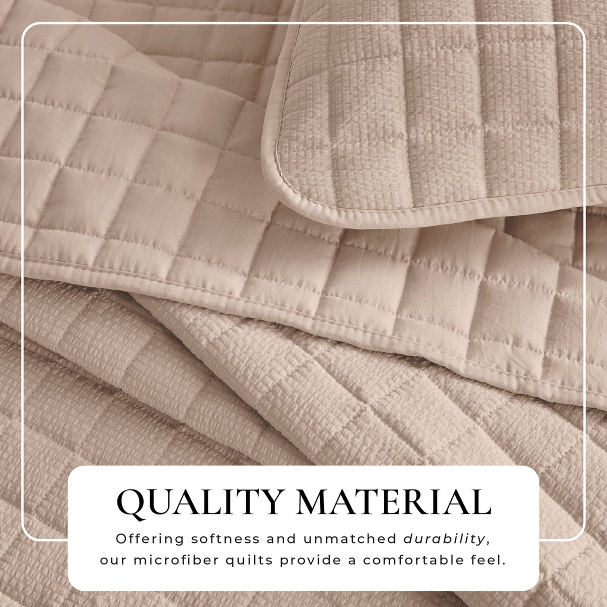 Box-Stitched Seersucker Quilt Set - Seersucker Collection