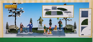 Complete Plaza Park Grass - 24 Pieces