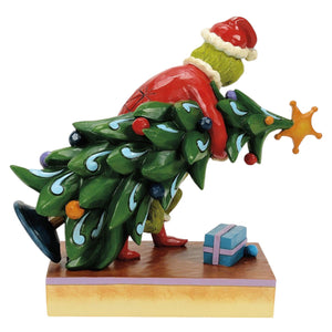 Grinch Stealing the Christmas Tree