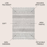 Ifrane Berber Geometric Stripe Area Rug - Tuesday Morning - Area Rugs