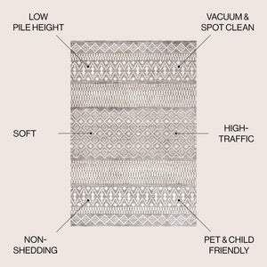 Ifrane Berber Geometric Stripe Area Rug - Tuesday Morning - Area Rugs