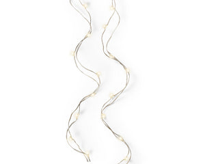 Micro 40-LED Stringlights - Steady - Warm White - Silver Wire