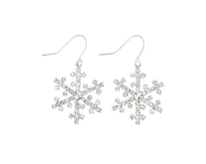 Crystal Snowflakes Earrings