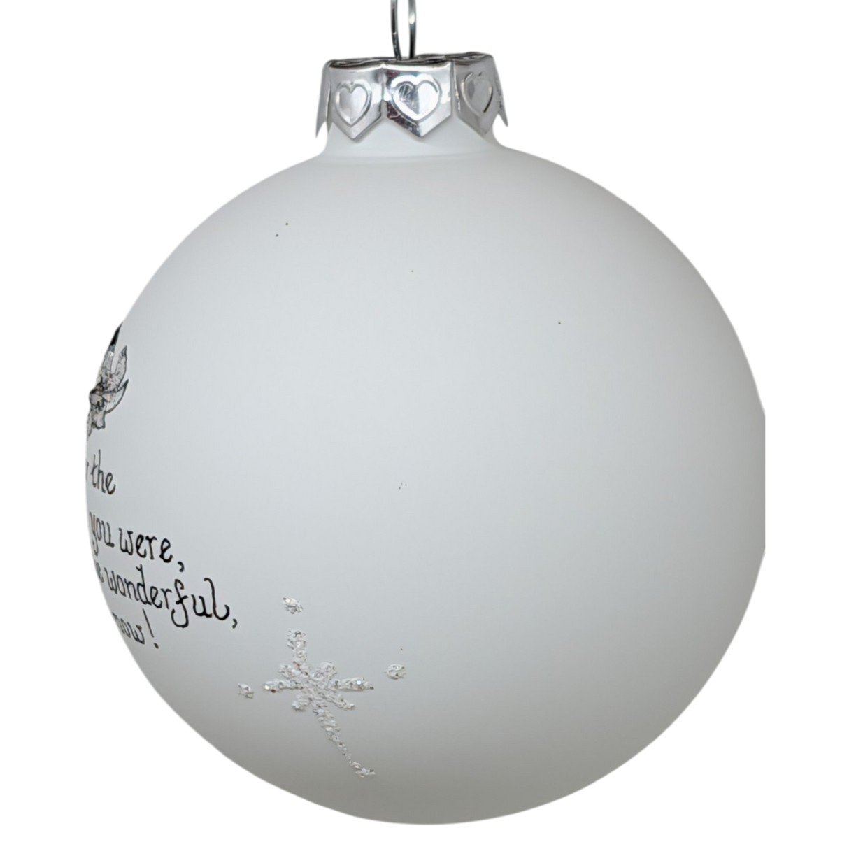 Christmas Keepsake Glass Ornament - Daughter - You are Loved