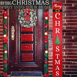72in 'Merry Christmas' Sign for Front Door - Christmas Porch Sign, Modern Farmhouse Welcome Home Decor