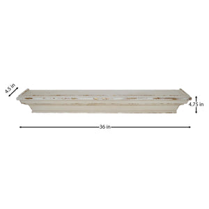 Cheyenne Wall-Mount Display Shelf, Wall Shelves Organizer for Bedrooms, Hallways, Stairways, Entryways, Kitchens, and Bathrooms