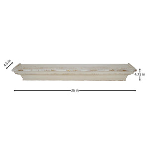 Cheyenne Wall-Mount Display Shelf, Wall Shelves Organizer for Bedrooms, Hallways, Stairways, Entryways, Kitchens, and Bathrooms