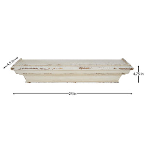 Cheyenne Wall-Mount Display Shelf, Wall Shelves Organizer for Bedrooms, Hallways, Stairways, Entryways, Kitchens, and Bathrooms