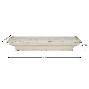 Cheyenne Wall-Mount Display Shelf, Wall Shelves Organizer for Bedrooms, Hallways, Stairways, Entryways, Kitchens, and Bathrooms