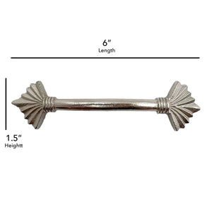 3.5 In Metal Drawer Handle Pull Nickel Set of 6, Kitchen Cabinet Knobs Dresser Knobs Drawer Knobs Handles