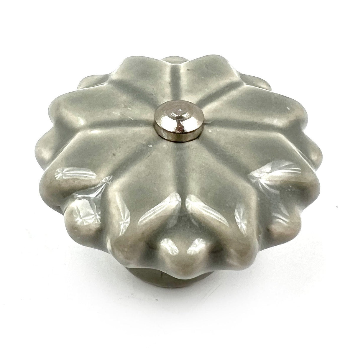 Ceramic Starburst Cabinet Knobs 6 Pack Knobs for Cabinets and Drawers, Closet Door Knobs,  Drawer Pulls and Knobs with Mounting Screws