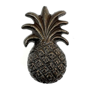 Cast Iron Pineapple Cabinet Knobs 6 Pack Knobs for Cabinets and Drawers, Closet Door Knobs, Drawer Pulls and Knobs with Mounting Screw
