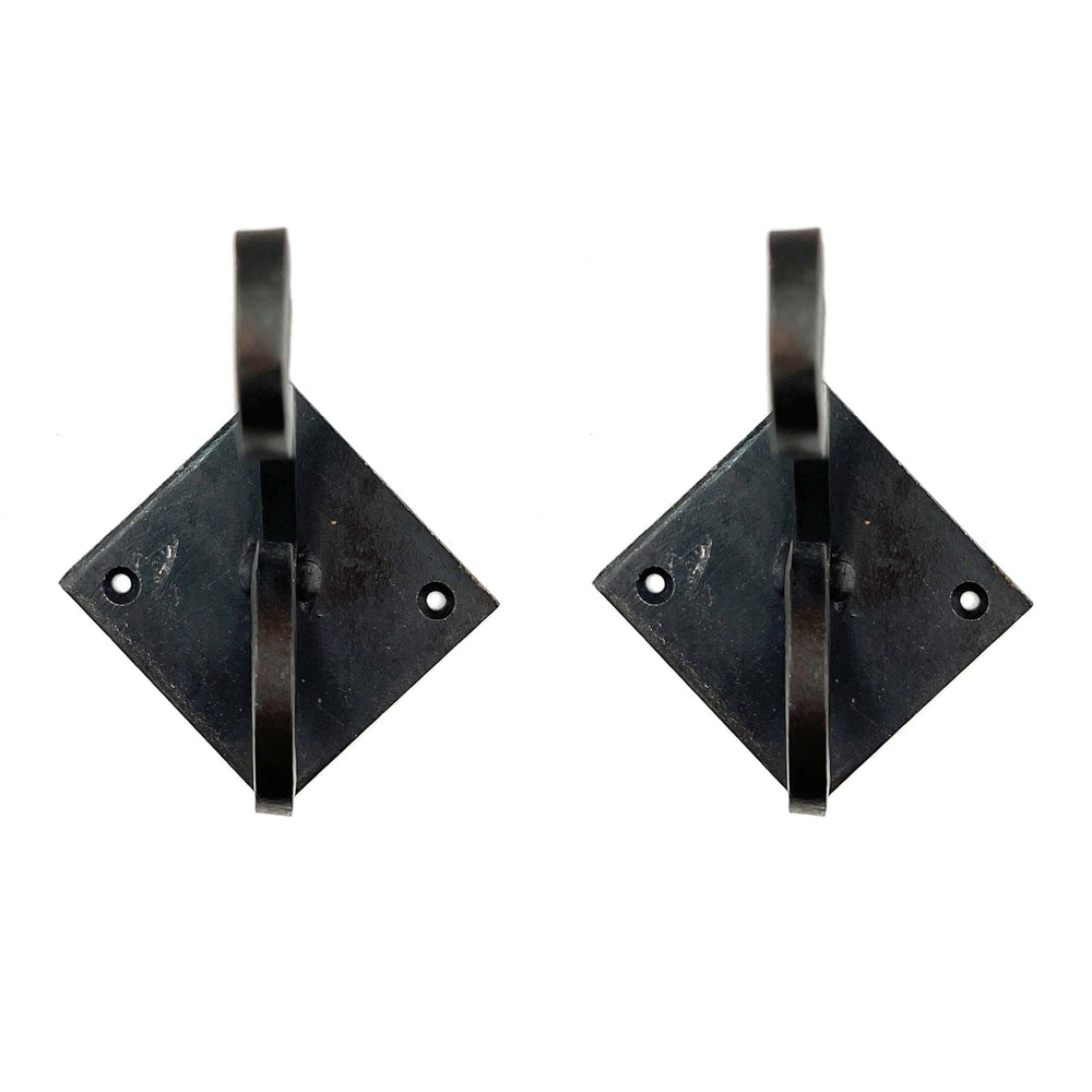 Wrought Iron Scroll Hook Set of 6, Kitchen Cabinet Knobs Dresser Knobs Drawer Knobs Handles