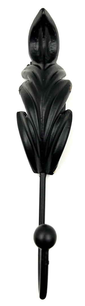 Metal Feather Wall Hook Black Set of 6, Kitchen Cabinet Knobs Dresser Knobs Drawer Knobs Handles
