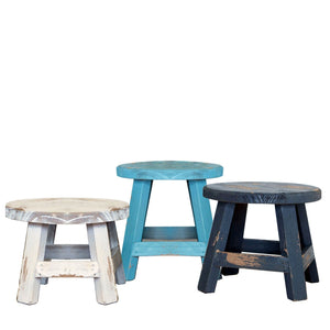 Adorable set of 3 mini stools - perfect for any room in your home