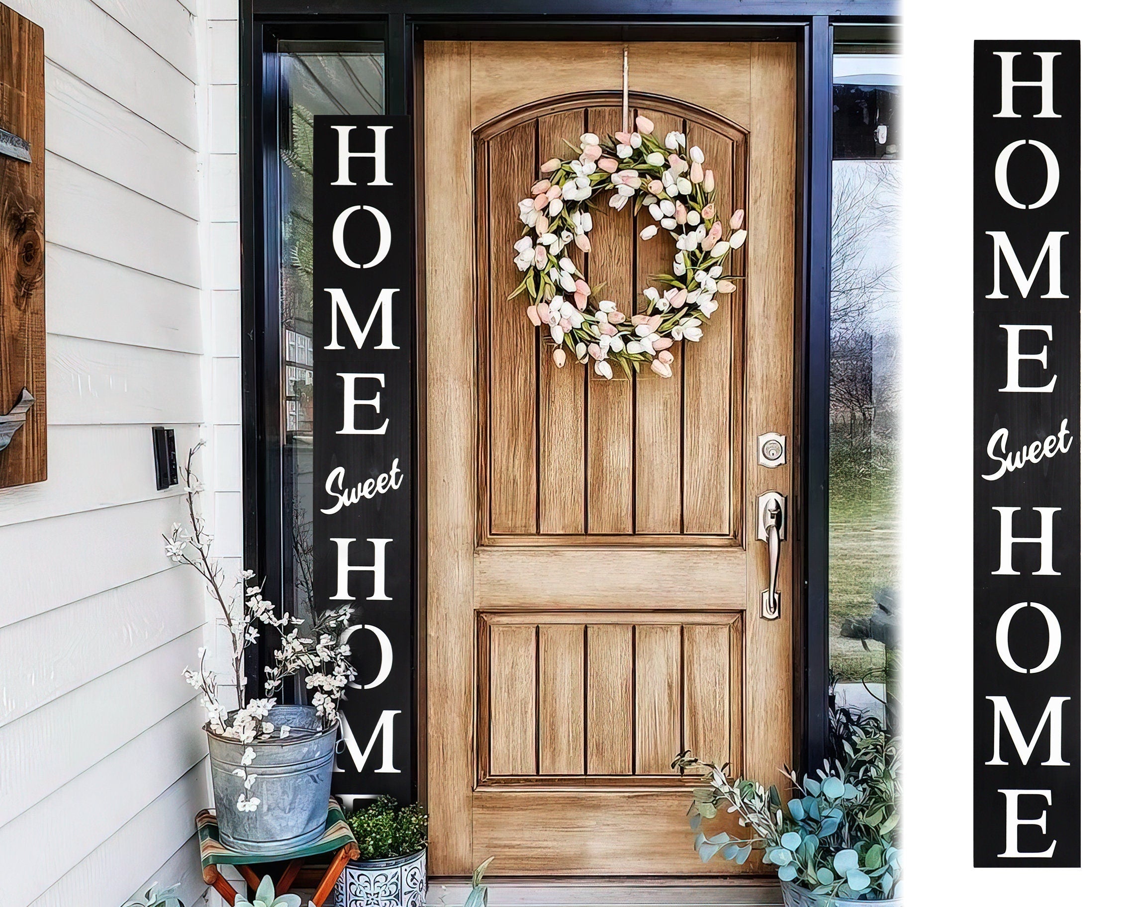 Home-Sweet-Home-Sign-for-Front-Door,-Wood-Rustic-Front-Porch-Dcor,-Farmhouse-Porch-Sign-Decorations-