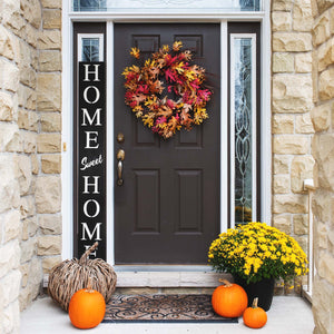 72in Home Sweet Home Sign for Front Door, Wood Rustic Front Porch Dcor, Farmhouse Porch Sign Decorations