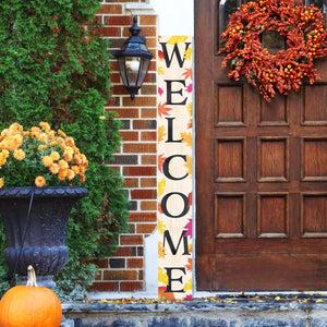 72in Fall Welcome Sign | Front Door Display | Perfect for Porch Decor | Ideal for Autumn Celebrations