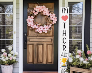 72in Rustic Welcome Sign | Porch/Patio Decor | Mother's Day Wooden Porch Sign Standing