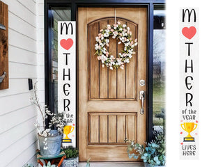 72in Rustic Welcome Sign | Porch/Patio Decor | Mother's Day Wooden Porch Sign Standing
