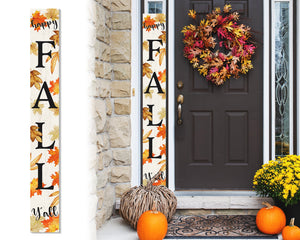 72in  Fall Welcome Sign for Front Door Porch Decor - Wood Folding Giant Board