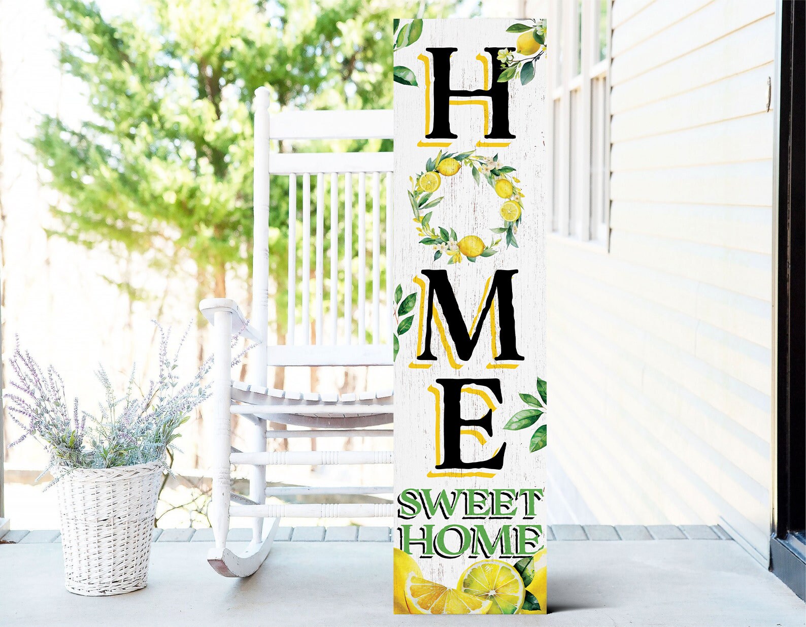 36in-Lemon-Summer-Home-Sweet-Home-Porch-Sign-for-Front-Door,-Rustic-Wooden-Wall-Decor,-Outdoor-Farmhouse-Patio-Display,-Cheerful-Welcome-