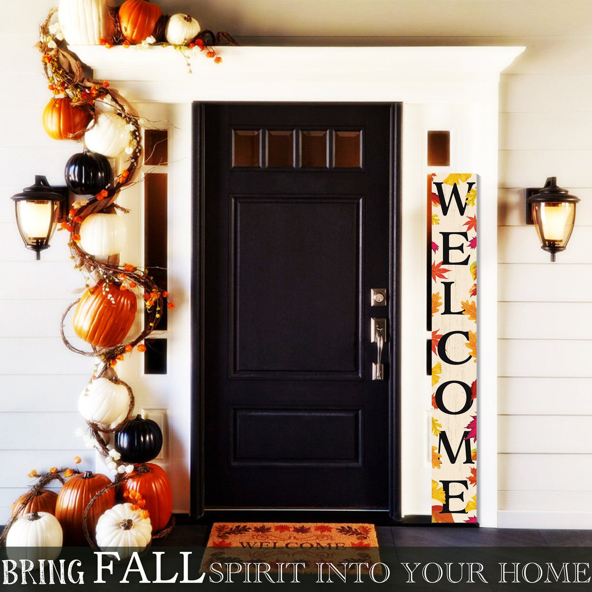 72in Fall Welcome Sign | Front Door Display | Perfect for Porch Decor | Ideal for Autumn Celebrations