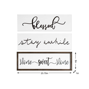 Interchangeable Farmhouse Wall Sign