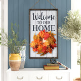 Interchangeable Welcome to Our Home Wall Dcor