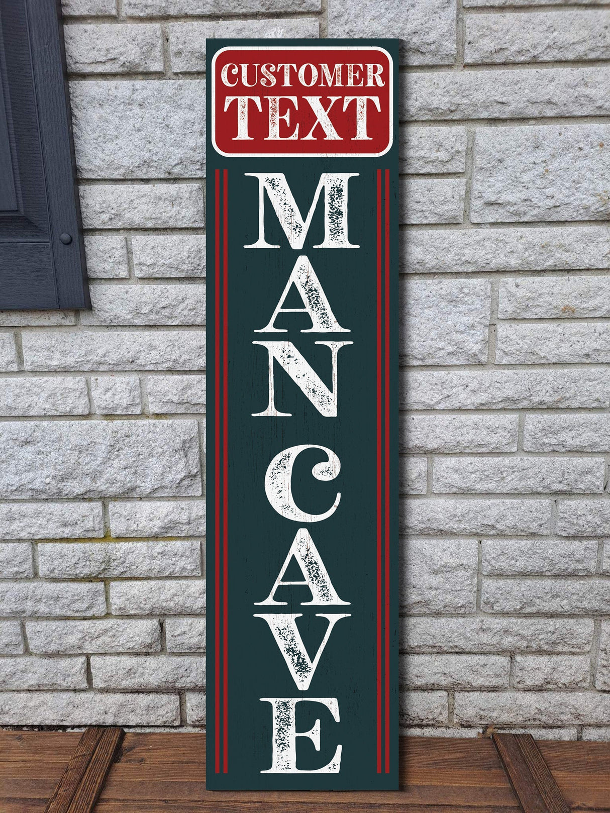 36in Personalized Man Cave Wooden Sign, Ideal for Gaming Room, Bar, Relaxation Area, Custom Wall Decor, Unique Gift