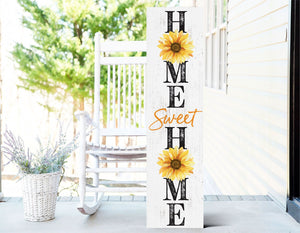 Watercolor Sunflower Summer Porch Sign | Multi Sizes | Perfect for Porch, Yard, Garden, or Front Door