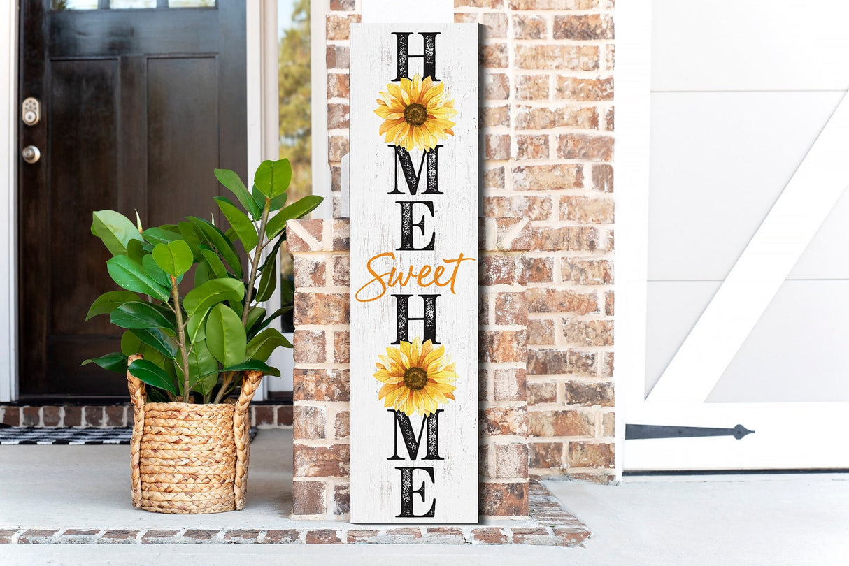 Watercolor Sunflower Summer Porch Sign | Multi Sizes | Perfect for Porch, Yard, Garden, or Front Door