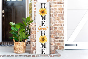 Watercolor Sunflower Summer Porch Sign | Multi Sizes | Perfect for Porch, Yard, Garden, or Front Door