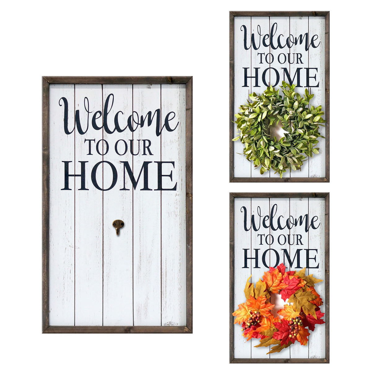 Interchangeable Welcome to Our Home Wall Dcor