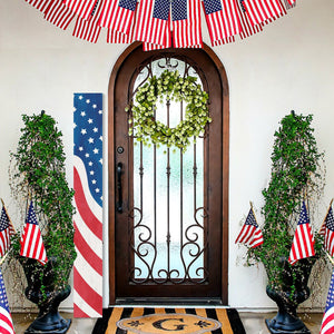 72in 4th of July  Wooden Porch Sign - Patriotic Decor to Celebrate Independence Day with Style